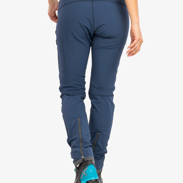 Pantaloni femei Fjallraven Bergtagen Stretch Trousers - mountain blue preţ