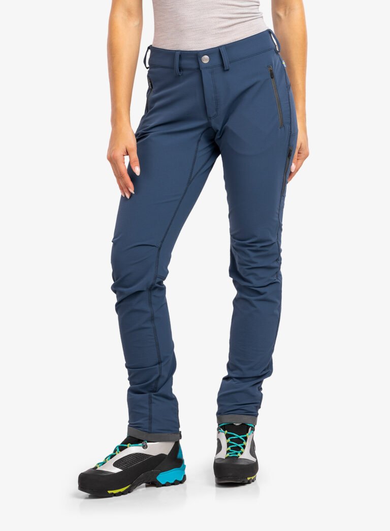 Pantaloni femei Fjallraven Bergtagen Stretch Trousers - mountain blue - imagine 6