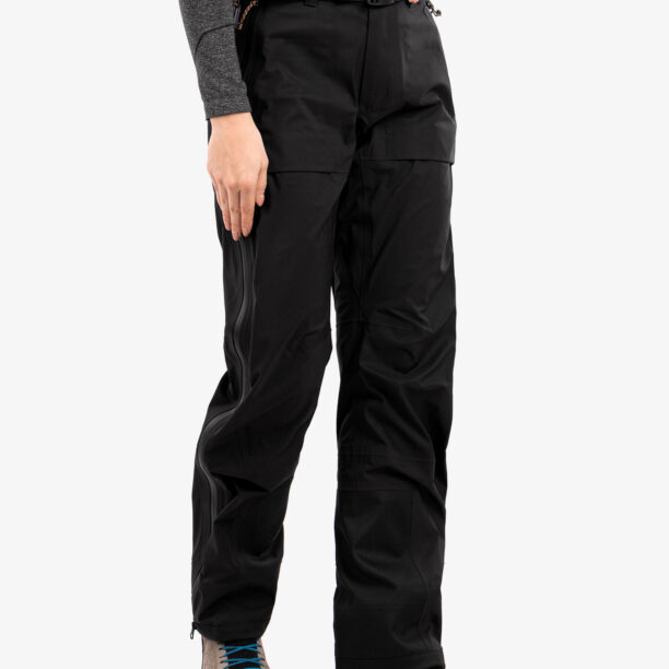 Original Pantaloni femei Fjallraven Keb Eco-Shell Trousers  - black