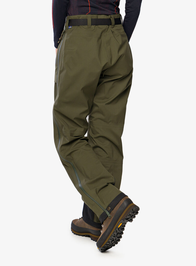 Pantaloni femei Fjallraven Keb Eco-Shell Trousers - deep forest preţ