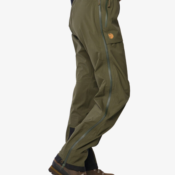 Preţ Pantaloni femei Fjallraven Keb Eco-Shell Trousers - deep forest