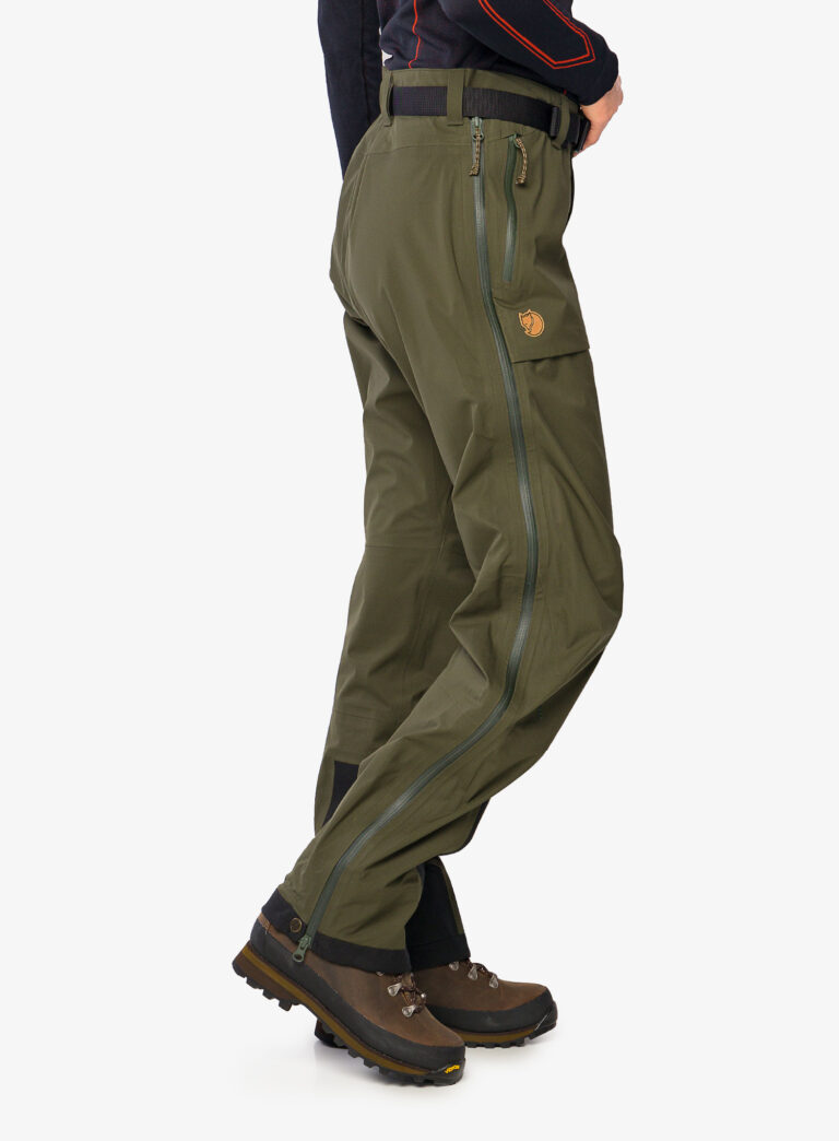 Preţ Pantaloni femei Fjallraven Keb Eco-Shell Trousers - deep forest