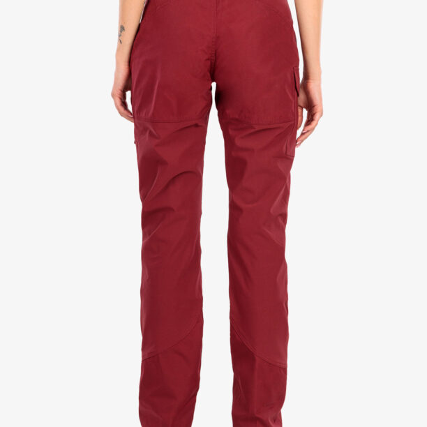 Preţ Pantaloni femei Fjallraven Nikka Trousers Curved  - bordeaux red