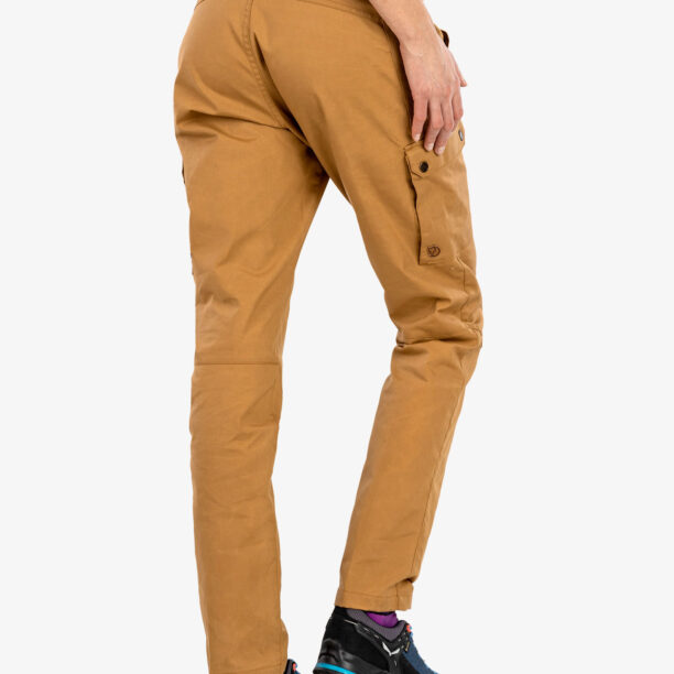 Pantaloni femei Fjallraven Stina Trousers - buckwheat brown preţ