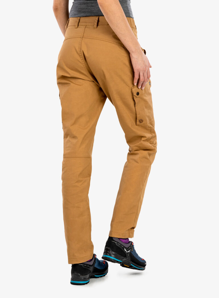 Pantaloni femei Fjallraven Stina Trousers - buckwheat brown preţ