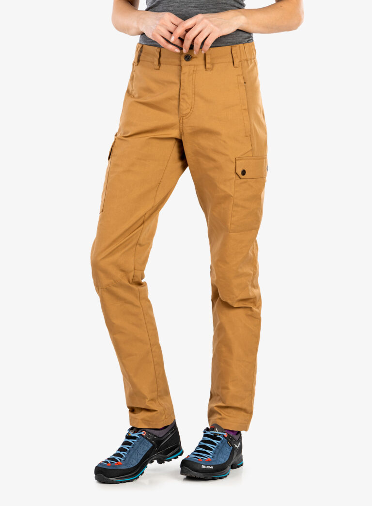 Pantaloni femei Fjallraven Stina Trousers - buckwheat brown