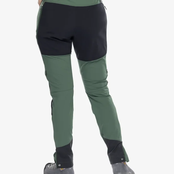 Pantaloni femei Haglofs Rugged Slim Pant - fjell green/true black preţ