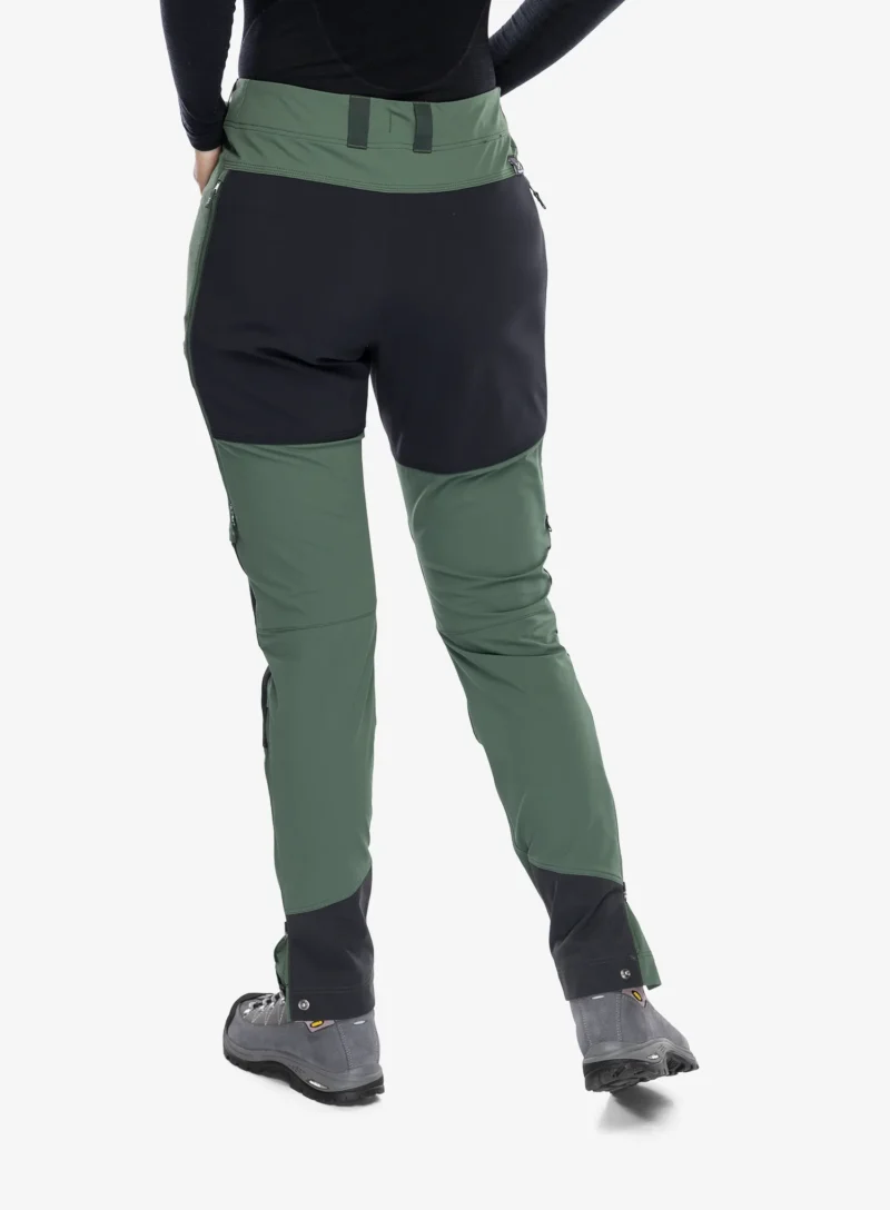 Pantaloni femei Haglofs Rugged Slim Pant - fjell green/true black preţ