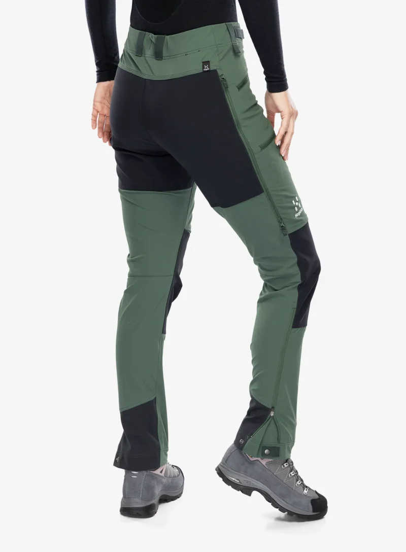 Preţ Pantaloni femei Haglofs Rugged Slim Pant - fjell green/true black