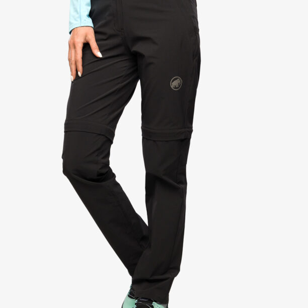 Original Pantaloni femei Mammut Runbold Zip Off Pants - black