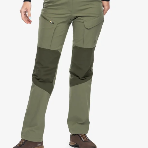 Cumpăra Pantaloni femei Mammut Zinal Hybrid Pants - marsh/dark marsh