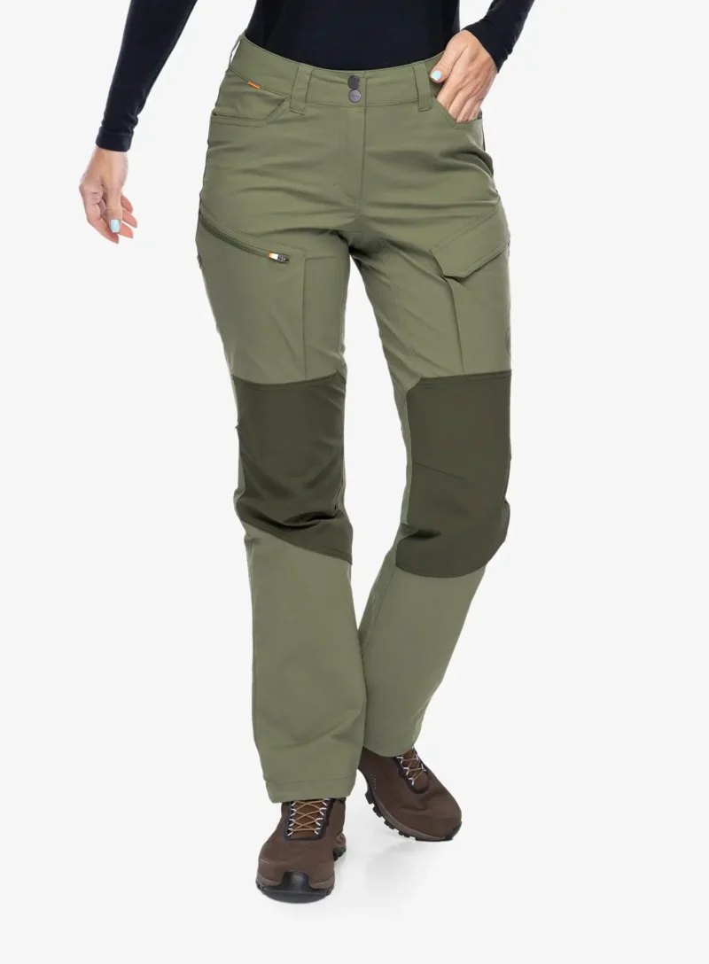 Pantaloni femei Mammut Zinal Hybrid Pants - marsh/dark marsh