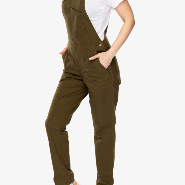 Original Pantaloni femei Royal Robbins Half Dome Overall - dark olive