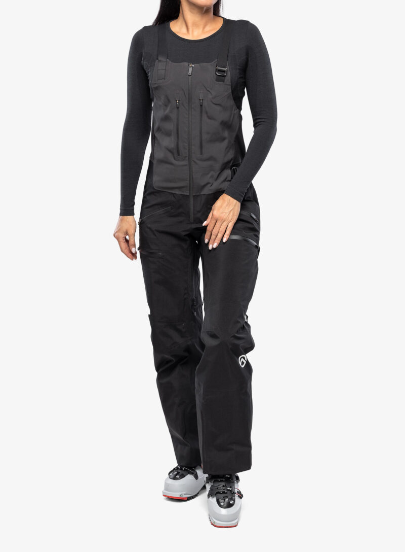 Pantaloni femei The North Face Summit Tsirku GTX Pro Bib - tnf black