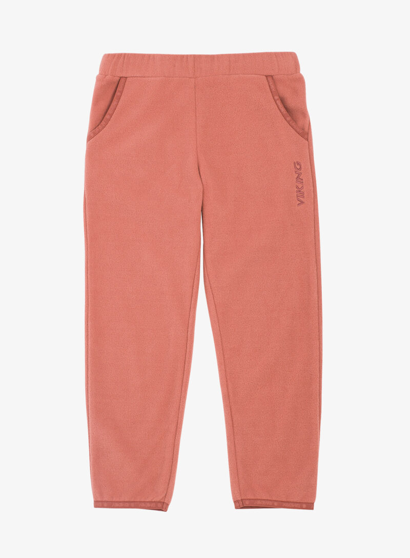 Pantaloni fete Viking Footwear Playtime Fleece Pants Warm - pink