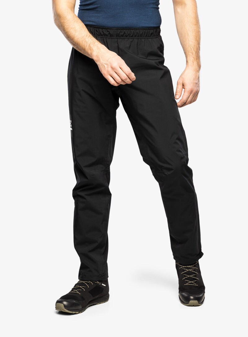 Pantaloni impermeabili barbati Haglofs Korp Proof Pant - true black