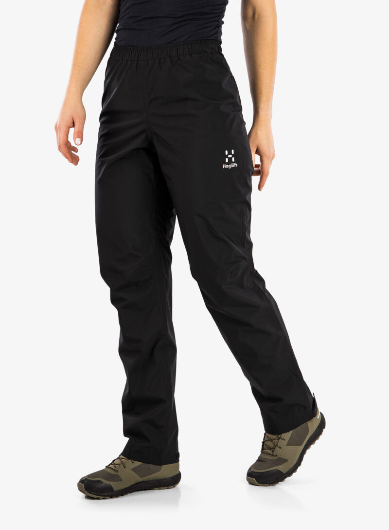 Pantaloni impermeabili femei Haglofs Buteo Pant - true black