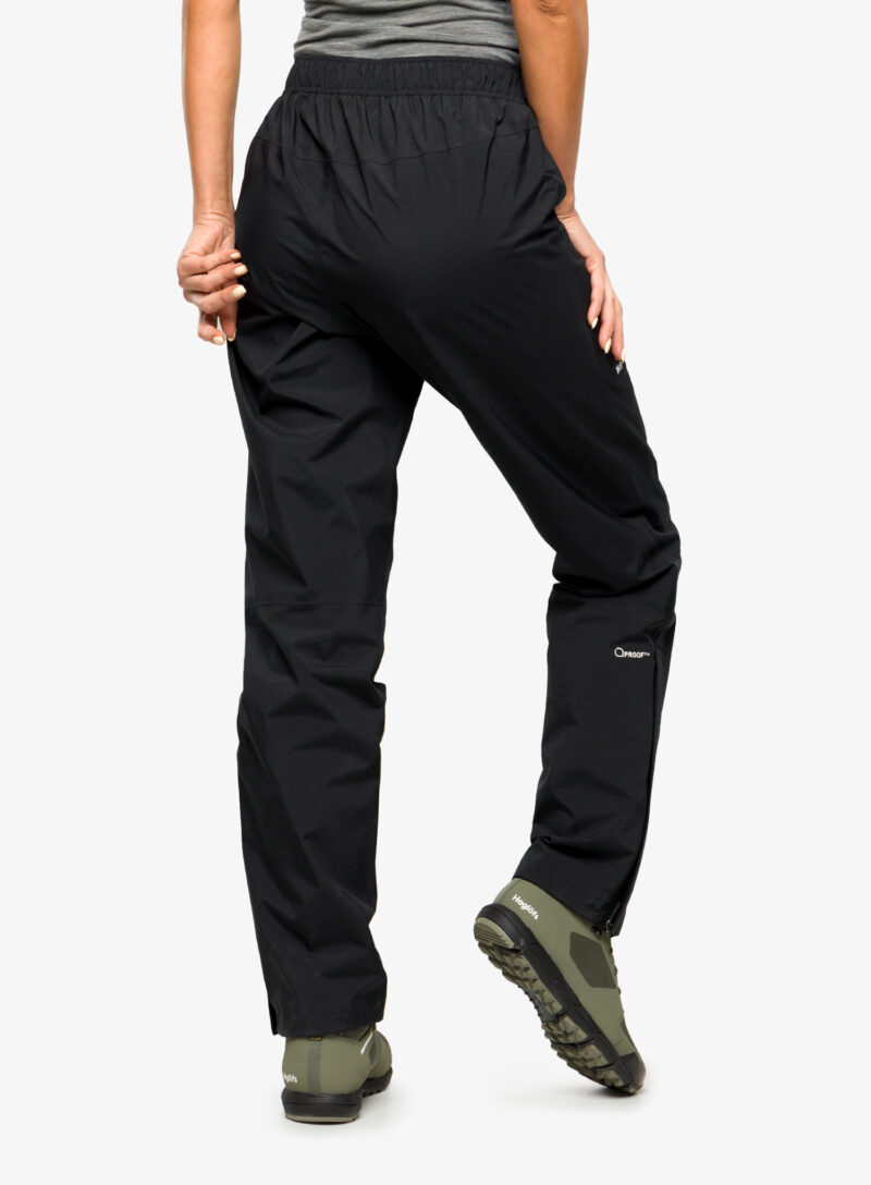 Preţ Pantaloni impermeabili femei Haglofs Korp Proof Pant - true black