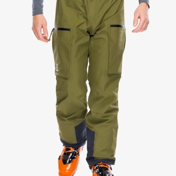 Pantaloni schi Haglofs Vassi GTX Pant - olive green