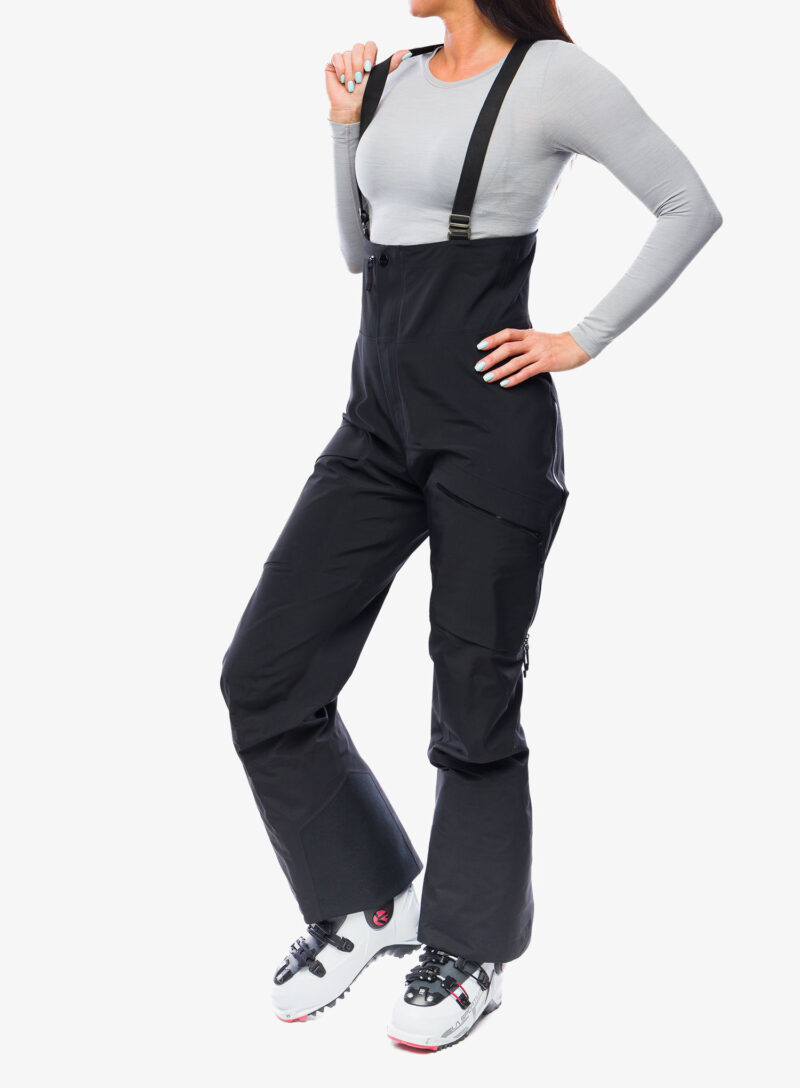 Cumpăra Pantaloni schi de tura femei Arcteryx Rush Bib Pant - black