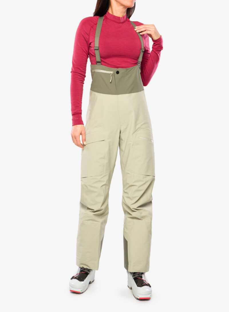 Cumpăra Pantaloni schi de tura femei Arcteryx Rush Bib Pant - habitat