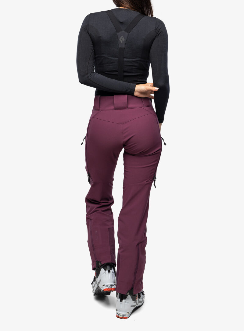 Pantaloni schi de tura femei Black Diamond Dawn Patrol Pants - blackberry preţ