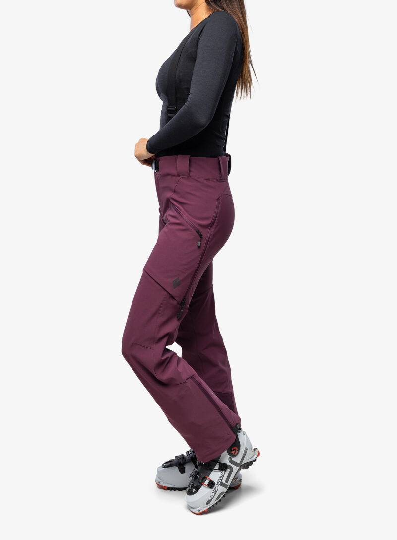 Preţ Pantaloni schi de tura femei Black Diamond Dawn Patrol Pants - blackberry