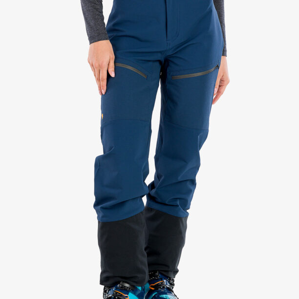 Pantaloni schi de tura femei Fjallraven Bergtagen Touring Trousers - mountain blue