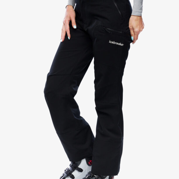 Cumpăra Pantaloni schi de tura femei Icebreaker Merino Shell+ Peak Pants - black