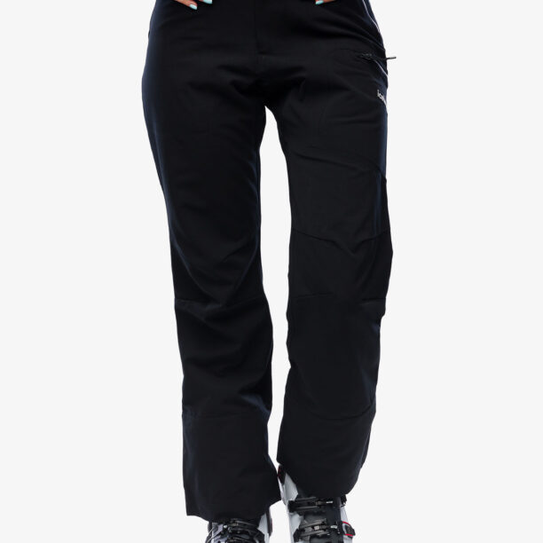 Pantaloni schi de tura femei Icebreaker Merino Shell+ Peak Pants - black