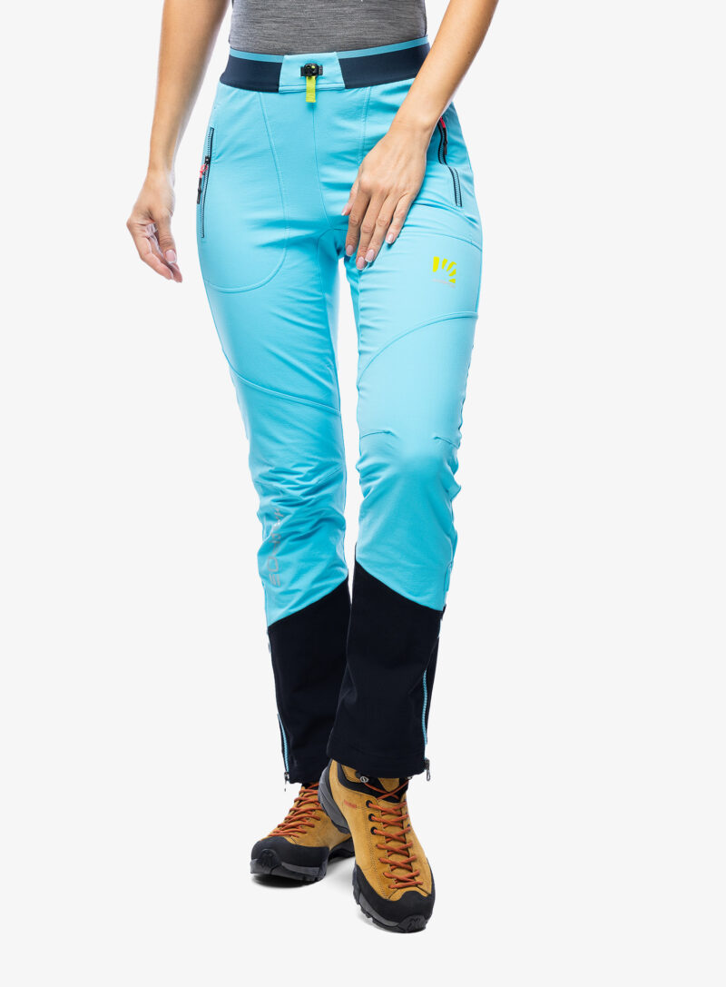 Pantaloni schi de tura femei Karpos Alagna Plus Evo Pant - blue atoll/midnight