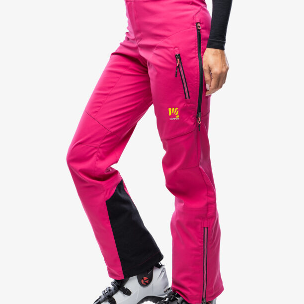 Cumpăra Pantaloni schi de tura femei Karpos Palu Pant - pink/vulcan