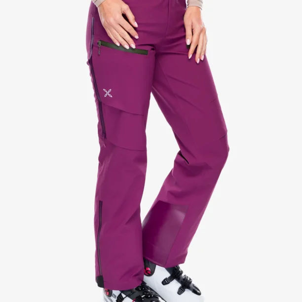 Cumpăra Pantaloni schi de tura femei Montura Sky Wild 2 Pants - wine red/sage green