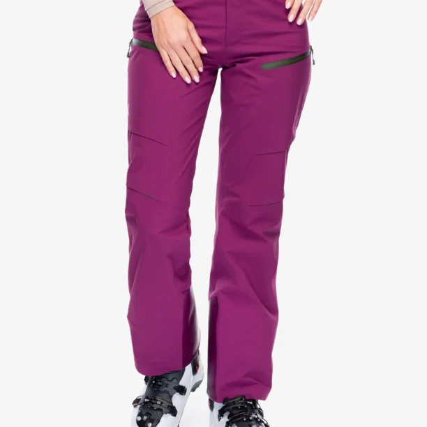 Pantaloni schi de tura femei Montura Sky Wild 2 Pants - wine red/sage green