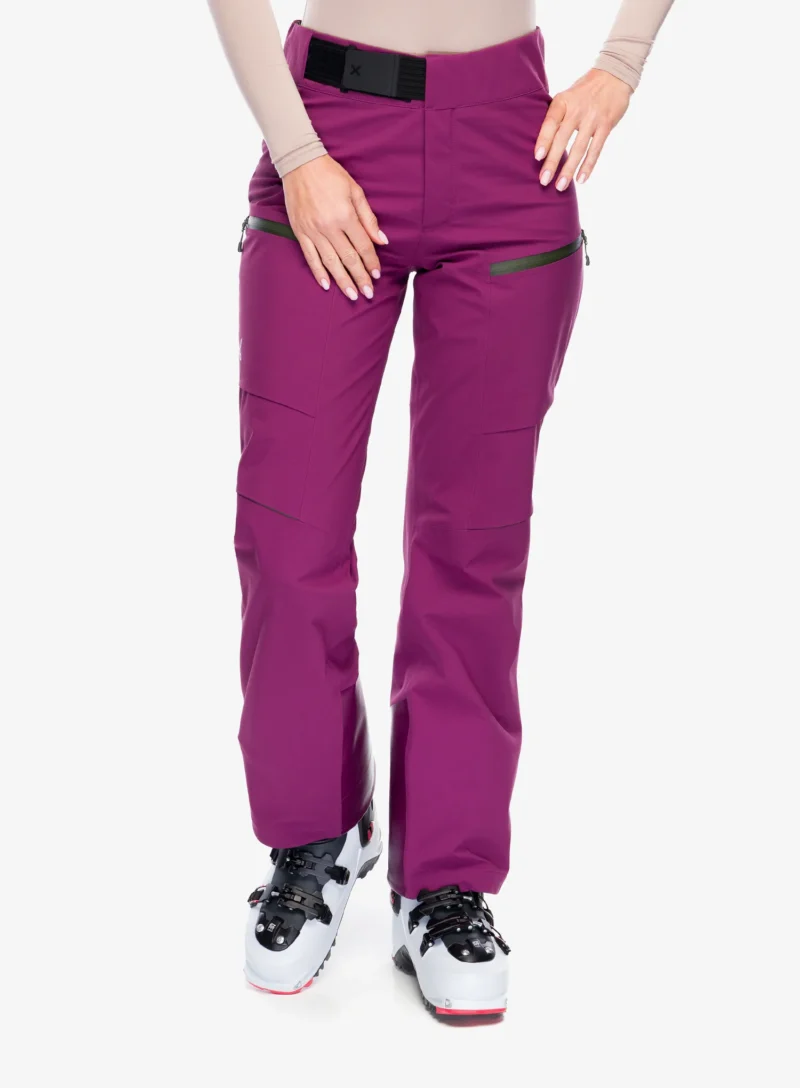 Pantaloni schi de tura femei Montura Sky Wild 2 Pants - wine red/sage green