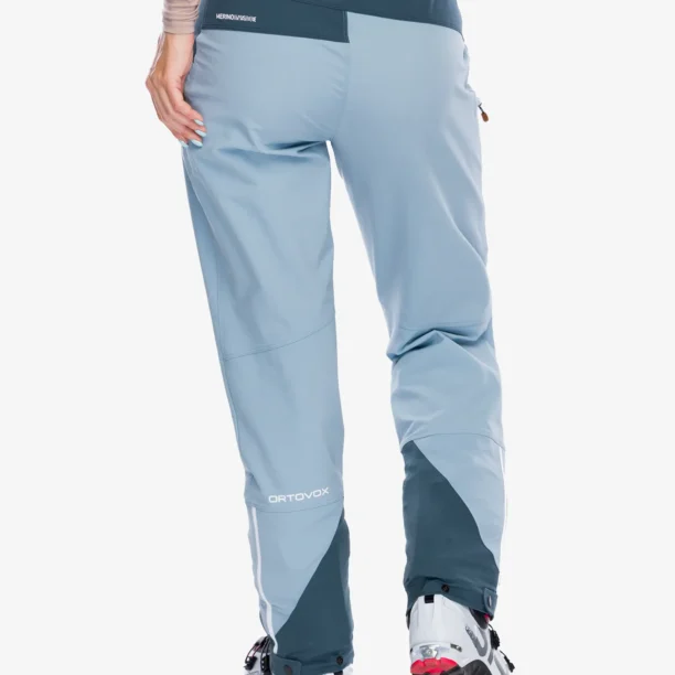 Pantaloni schi de tura femei Ortovox Mondeval Pants - glacier grey preţ