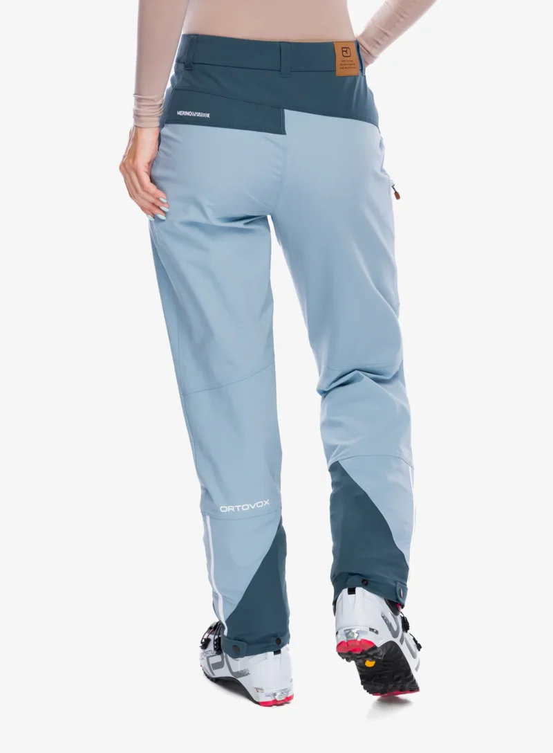 Pantaloni schi de tura femei Ortovox Mondeval Pants - glacier grey preţ