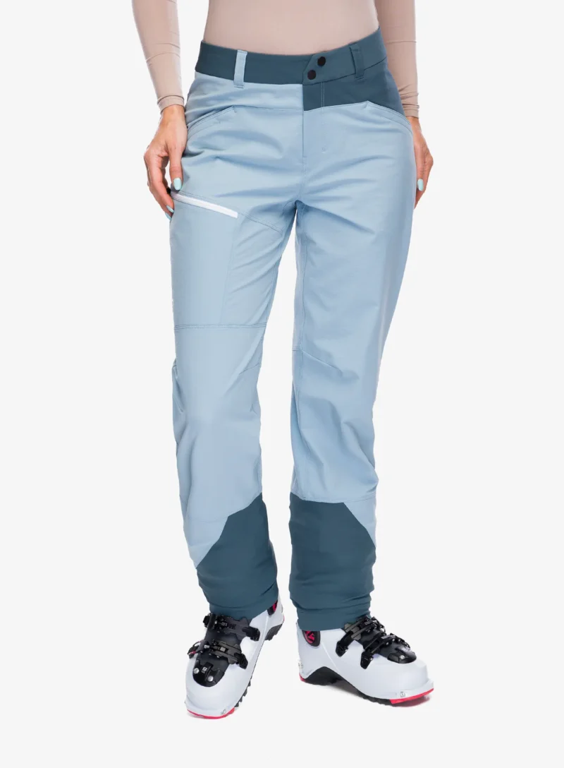 Pantaloni schi de tura femei Ortovox Mondeval Pants - glacier grey