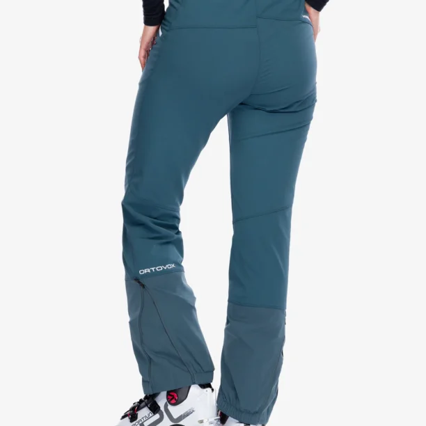 Pantaloni schi de tura femei Ortovox Punta Berrino Stretch Pants - dark arctic grey preţ