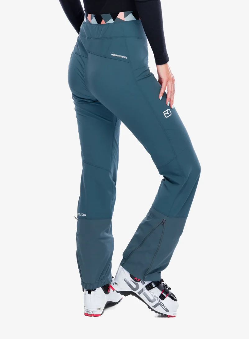 Preţ Pantaloni schi de tura femei Ortovox Punta Berrino Stretch Pants - dark arctic grey