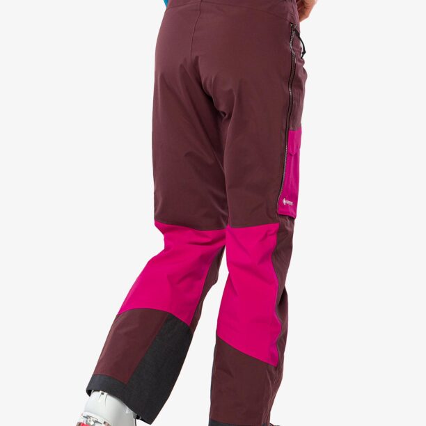 Pantaloni schi femei Haglofs Elation GTX Pant - burgundy brown/deep pink preţ