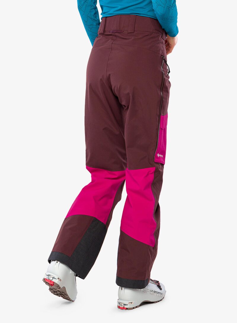 Pantaloni schi femei Haglofs Elation GTX Pant - burgundy brown/deep pink preţ