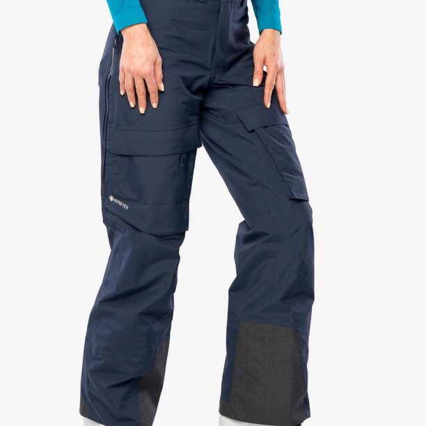 Original Pantaloni schi femei Haglofs Elation GTX Pant - tarn blue solid