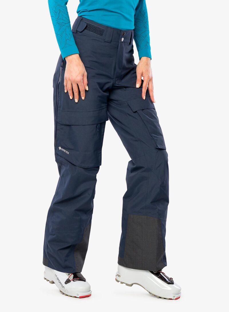 Original Pantaloni schi femei Haglofs Elation GTX Pant - tarn blue solid