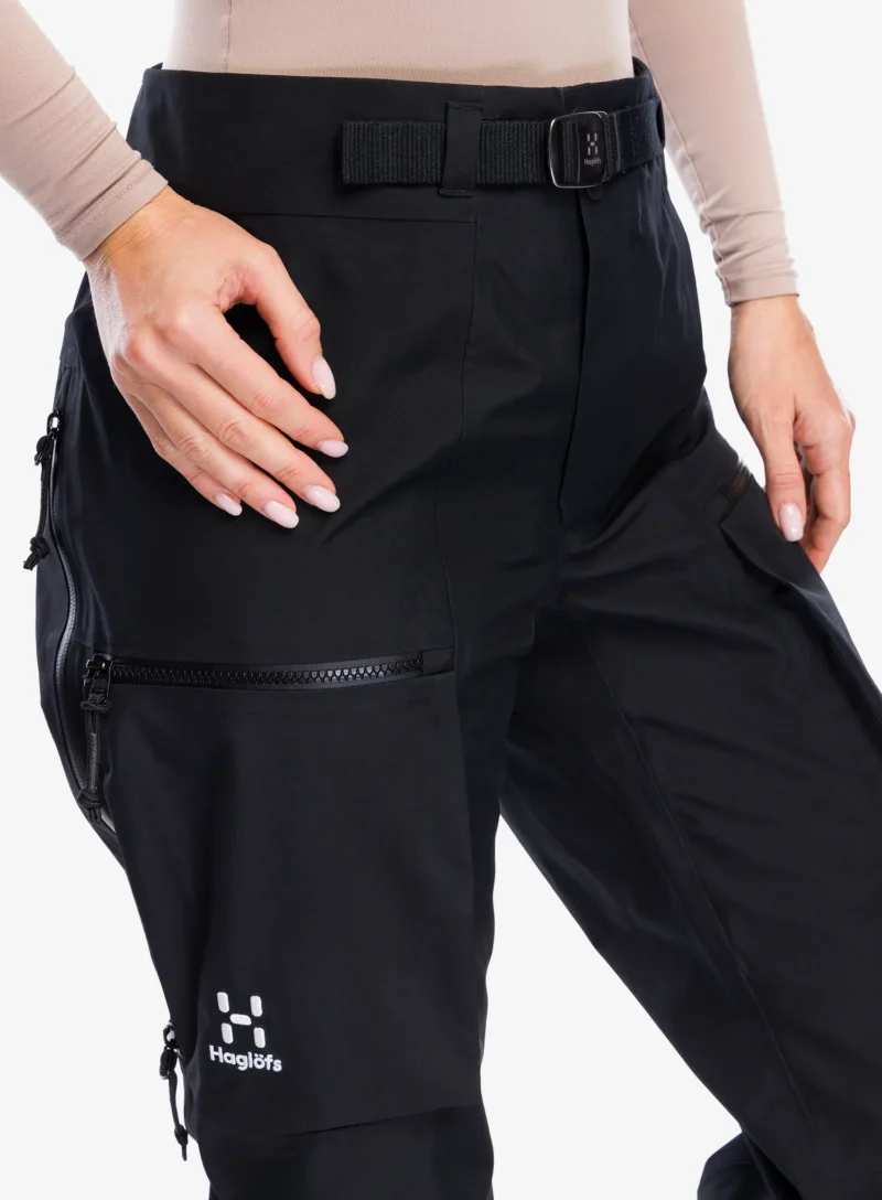 Original Pantaloni schi femei Haglofs Vassi GTX Pant - true black