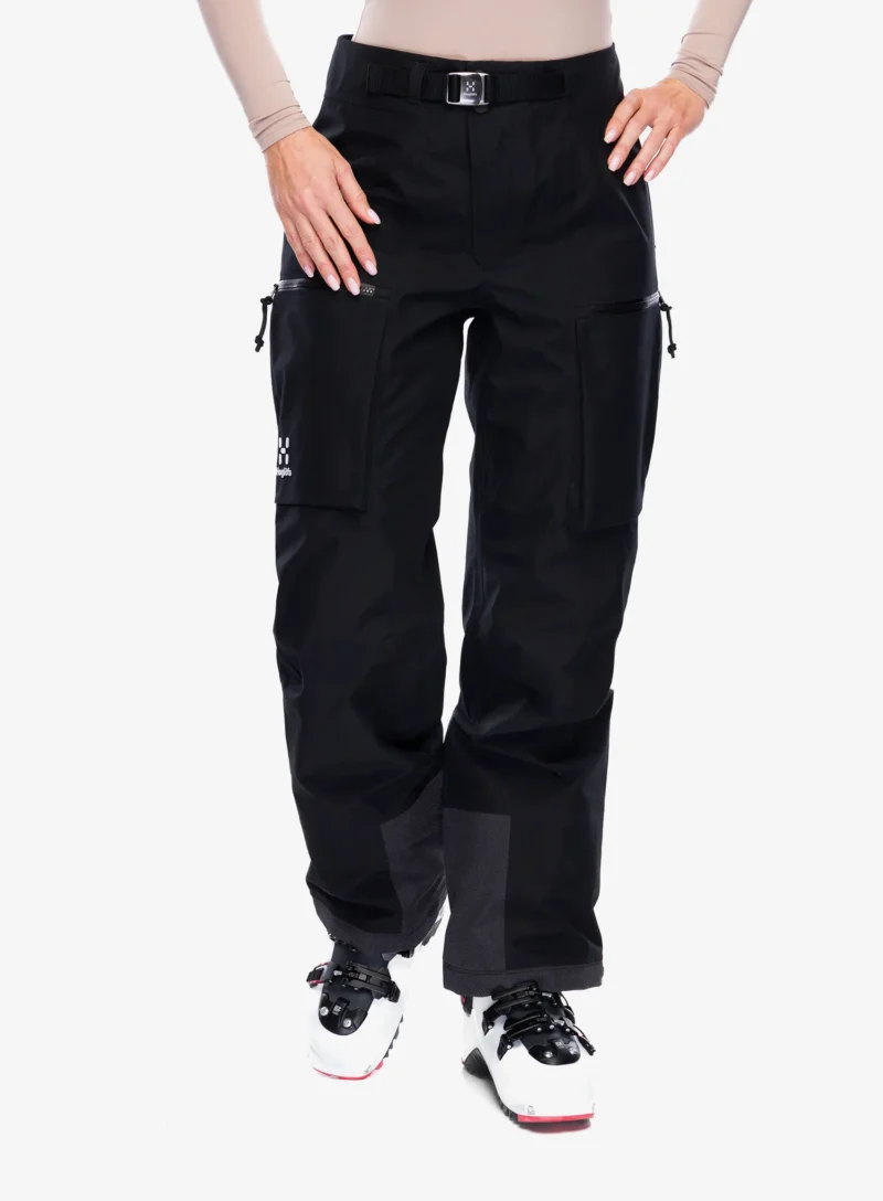 Pantaloni schi femei Haglofs Vassi GTX Pant - true black