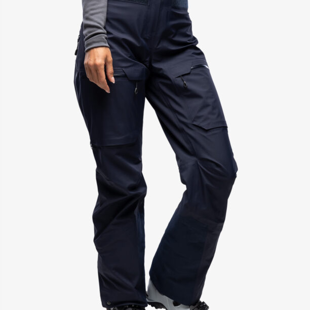 Cumpăra Pantaloni schi femei Mammut Haldigrat Air HS Pants - marine