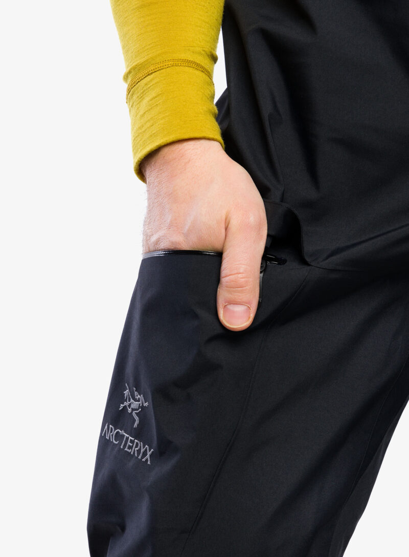 Original Pantaloni schi tura Arcteryx Alpha SV Bib - blk