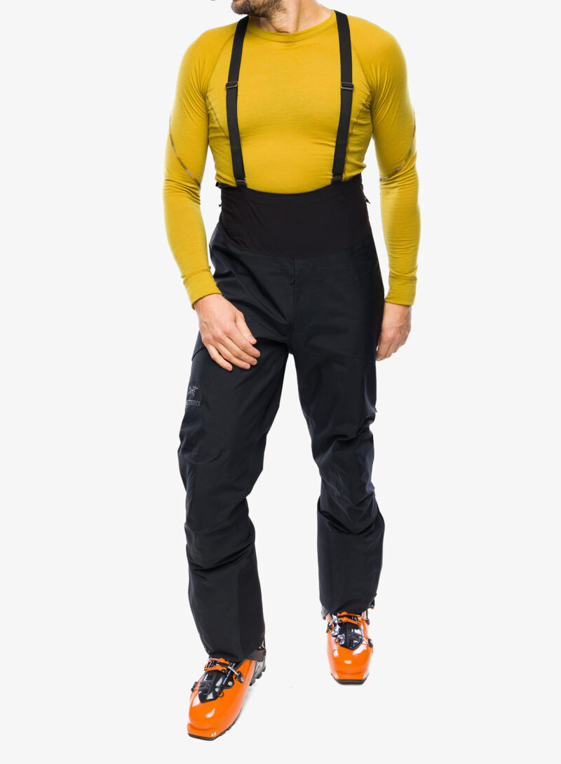 Pantaloni schi tura Arcteryx Alpha SV Bib - blk