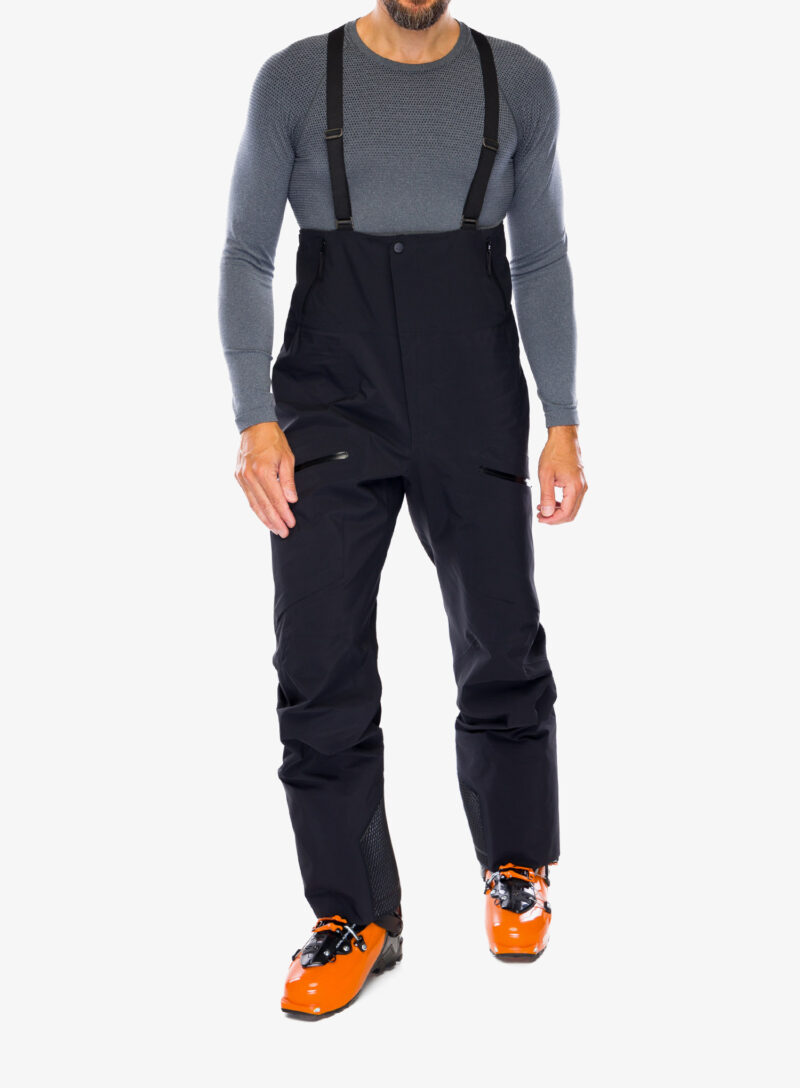 Pantaloni schi tura Arcteryx Rush Bib Pant - black